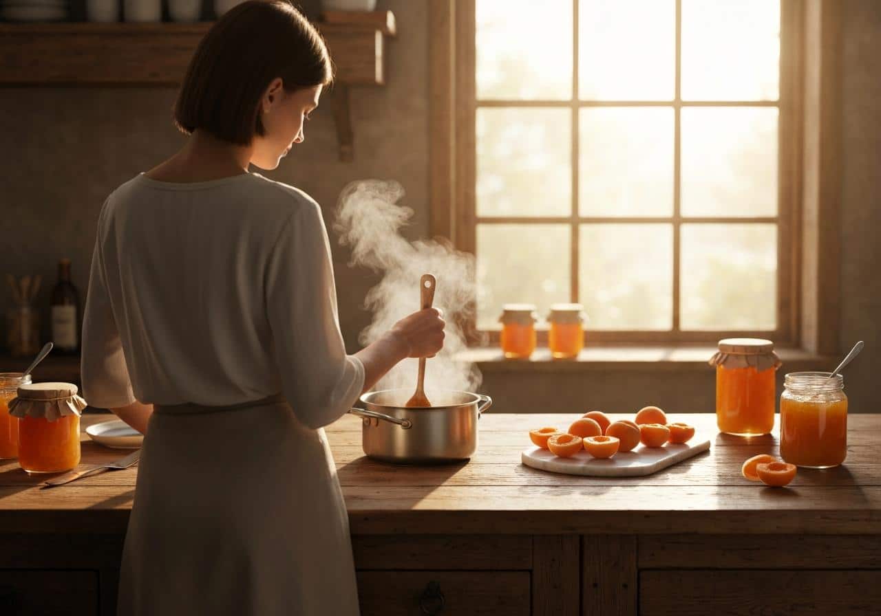 confiture abricot peu sucrée