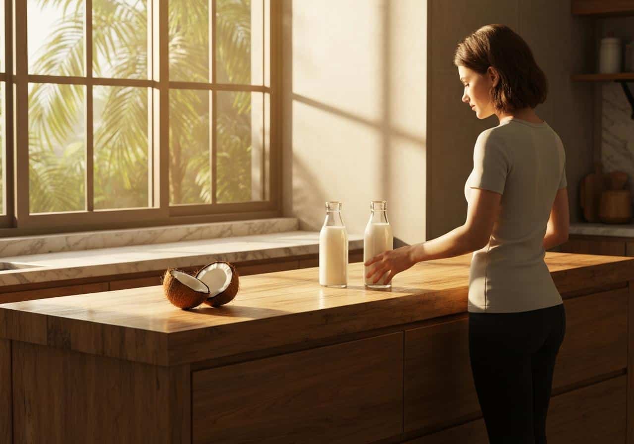 différence entre lait et crème de coco