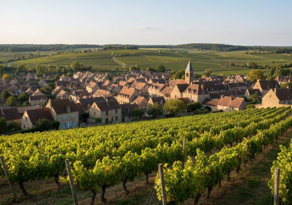 Village vigneron d'Auxey-Duresses en Côte de Beaune