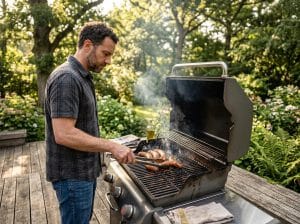 quelle température de cuisson pour les saucisses au barbecue au charbon ou au gaz