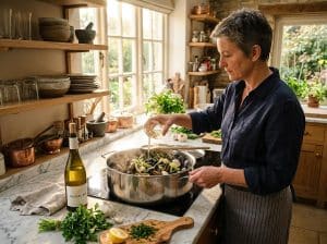 quel vin blanc utiliser pour cuisiner les moules marinières