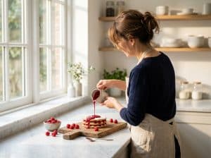 comment utiliser le coulis de framboise en pâtisserie maison