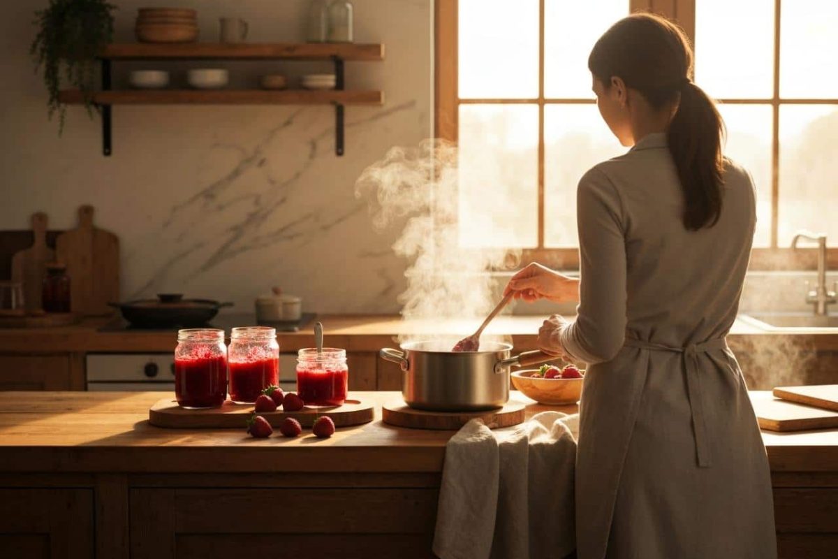 confiture de fraises inratable