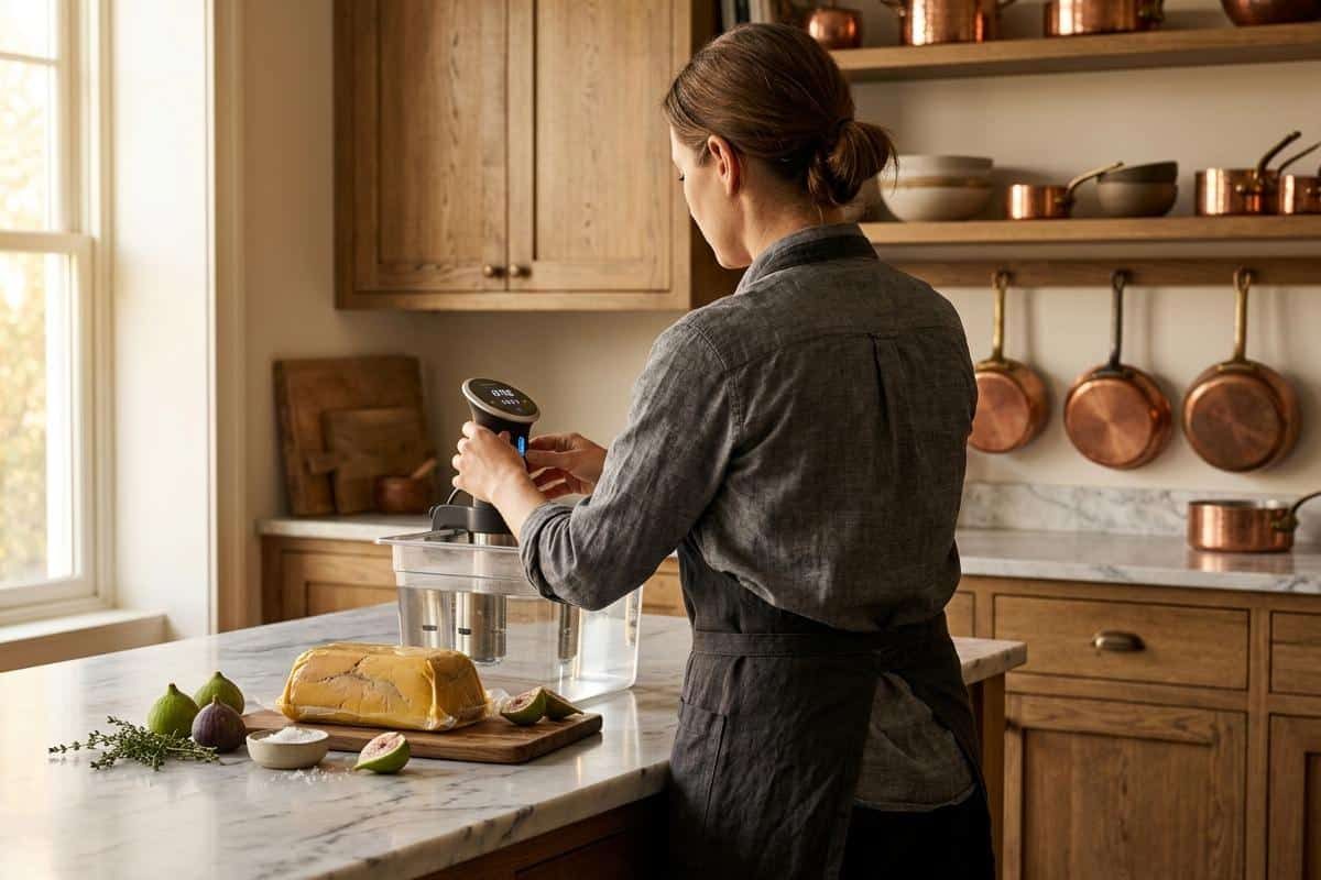 Comment réussir un foie gras mi-cuit sous vide à la maison