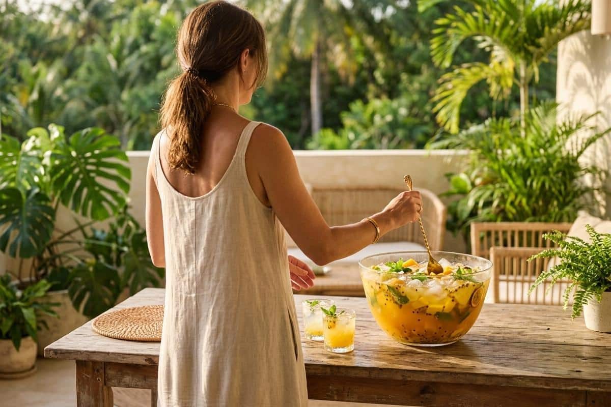 recette de punch tropical sans alcool pour 20 personnes