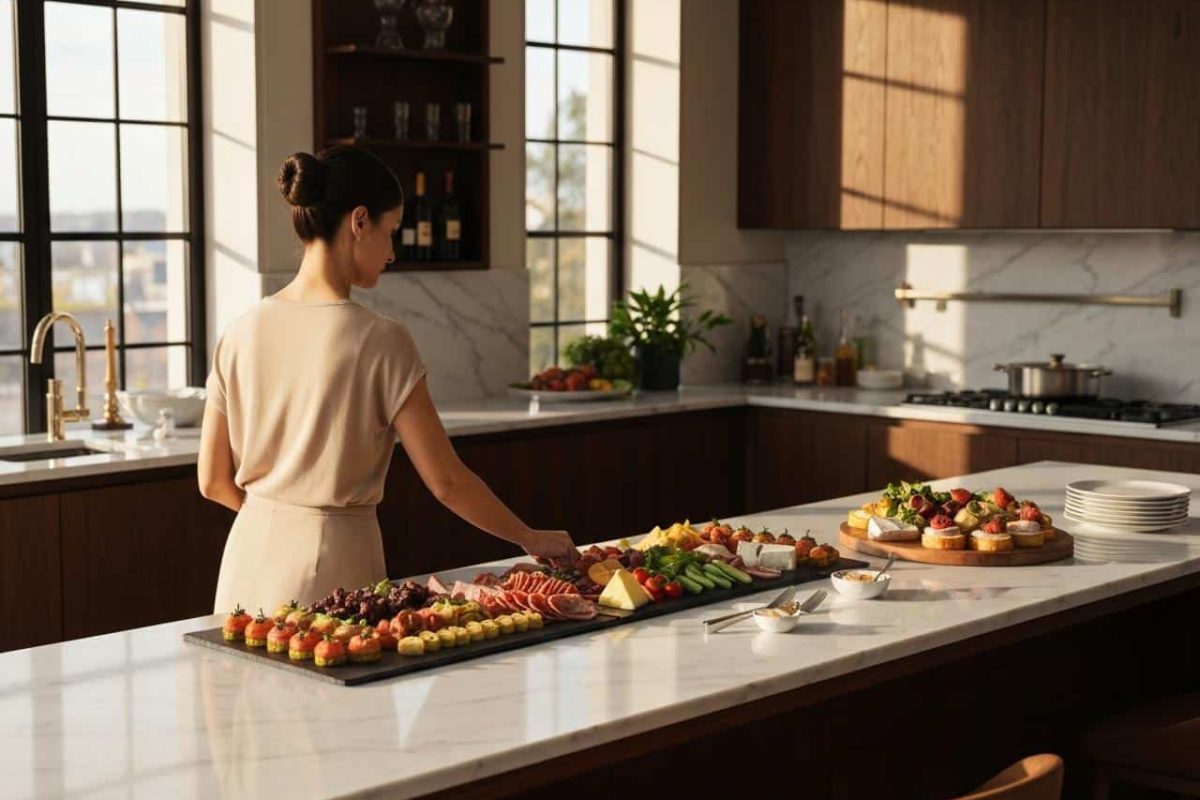 Comment dresser une belle assiette d'entrées froides pour un buffet apéritif dinatoire ?