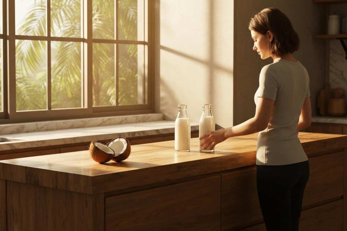 différence entre lait et crème de coco