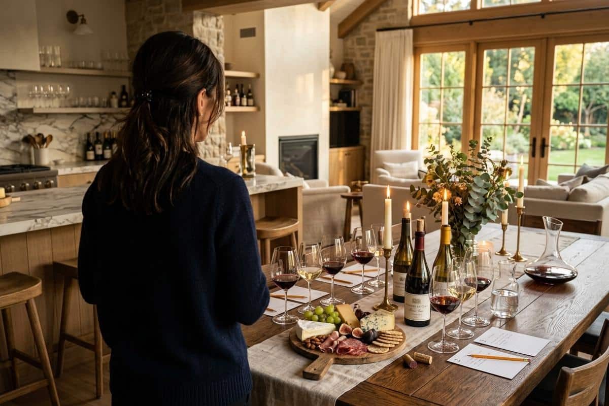 comment animer une soirée dégustation de vins à la maison